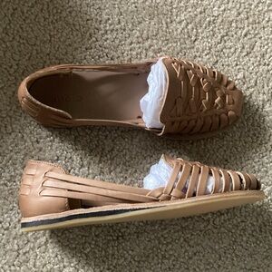 Nisolo Brown Huarache Loafers